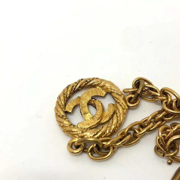 CHANEL CC Mark Necklace Metal Gold - Picture 5 of 10